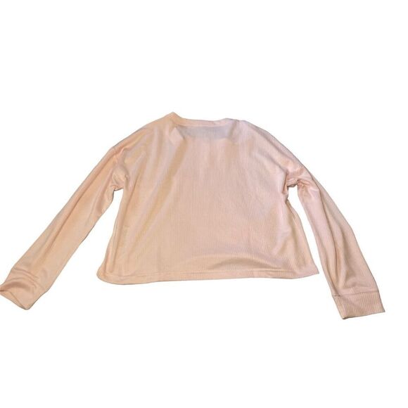 Jenni intimates, ribbed Henley, parfait pink size large - Picture 3 of 6